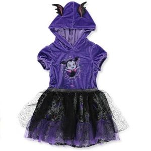Disney Vampirina Hoodie Velvet Dress